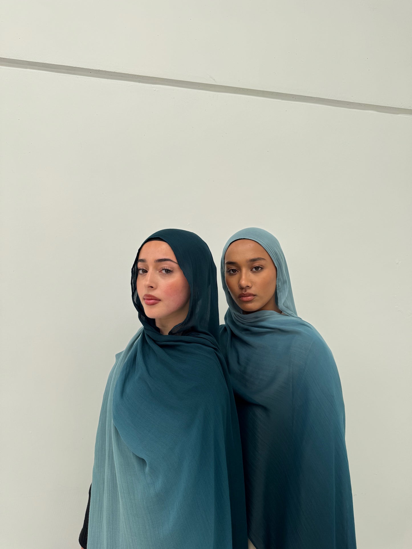 Ombré Modal Hijab | Deep Sea