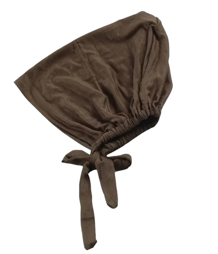 Tie back Under Cap |Khaki Brown