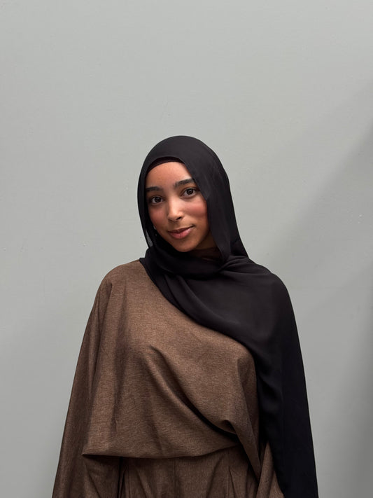 Mini Modal Hijab Set | Midnight
