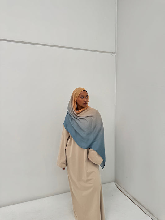 Ombré Modal Hijab | Butter Sky