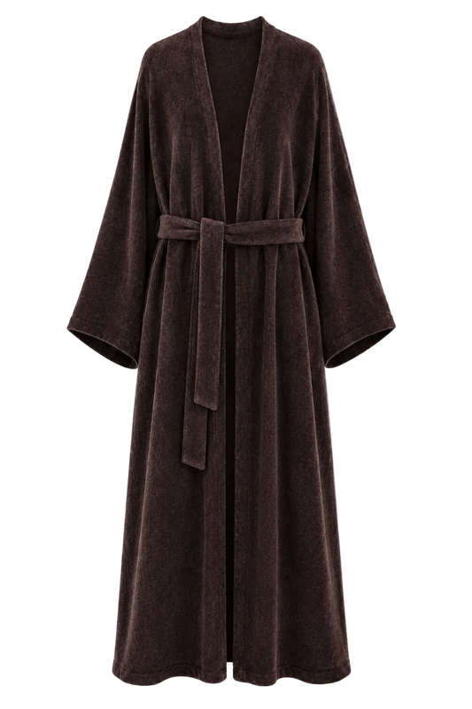 Plush Abaya | CHOCOLATE