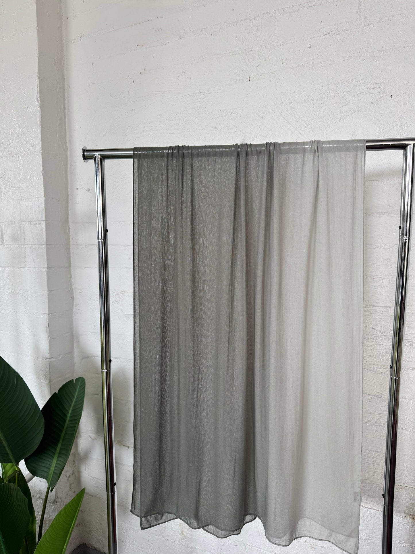 Ombré Modal Hijab | Sage Grey