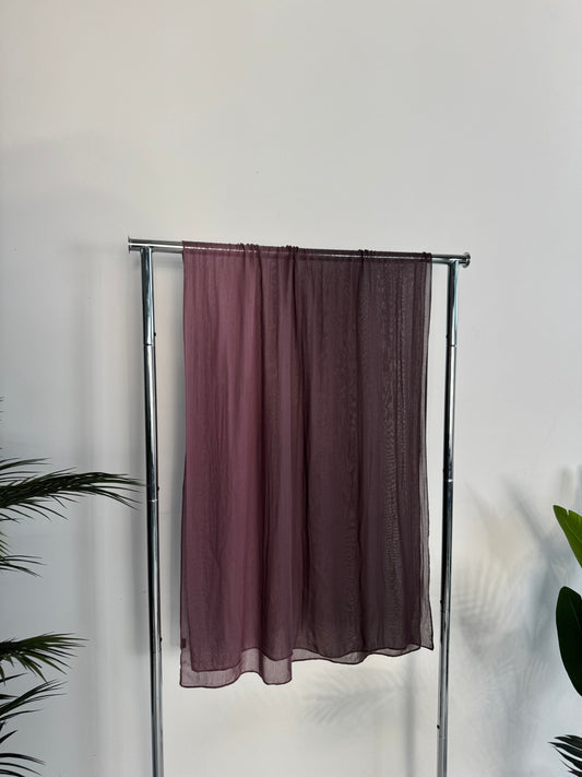 Ombré Modal Hijab | Midnight Plum