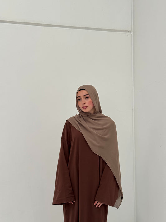 Classic Modal Hijab |Taupe