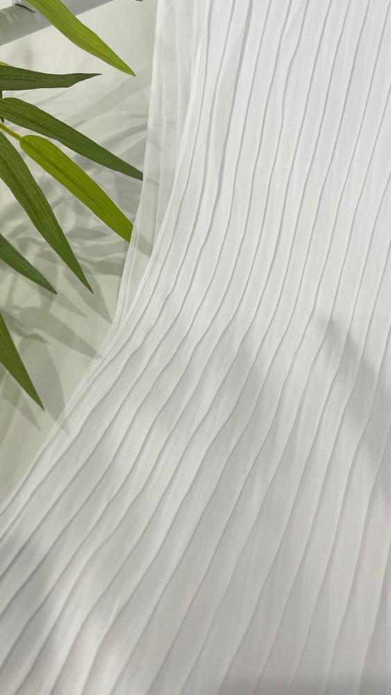 Pleated Chiffon Hijab // BLANCHE