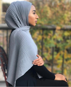 Pleated Chiffon Hijab // DOVE