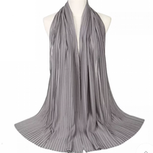 Load image into Gallery viewer, Pleated Chiffon Hijab // DOVE