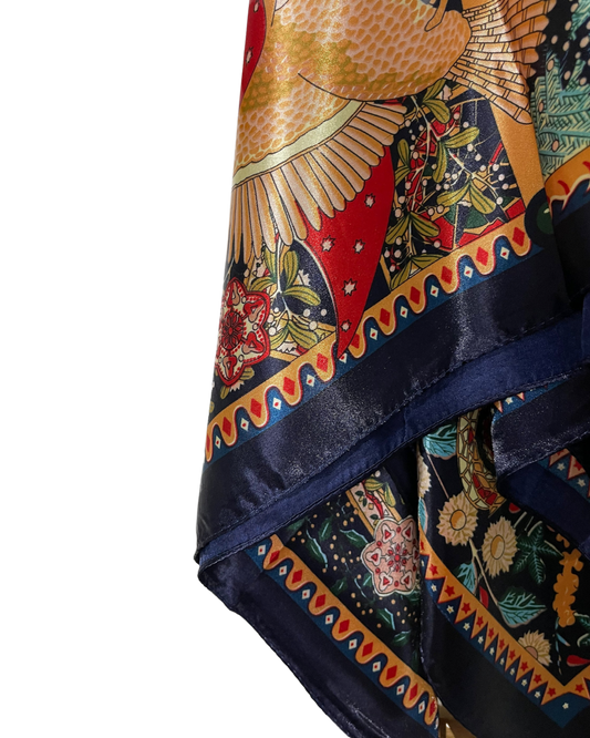 Printed Satin Square - AMANI