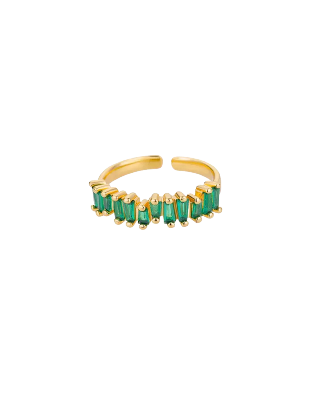 Alaïa ring | Emerald