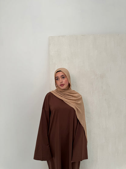 Signature Abaya Dress | Coffee