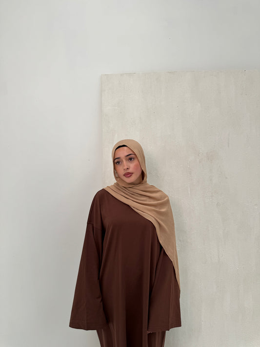Signature Abaya Dress | Coffee