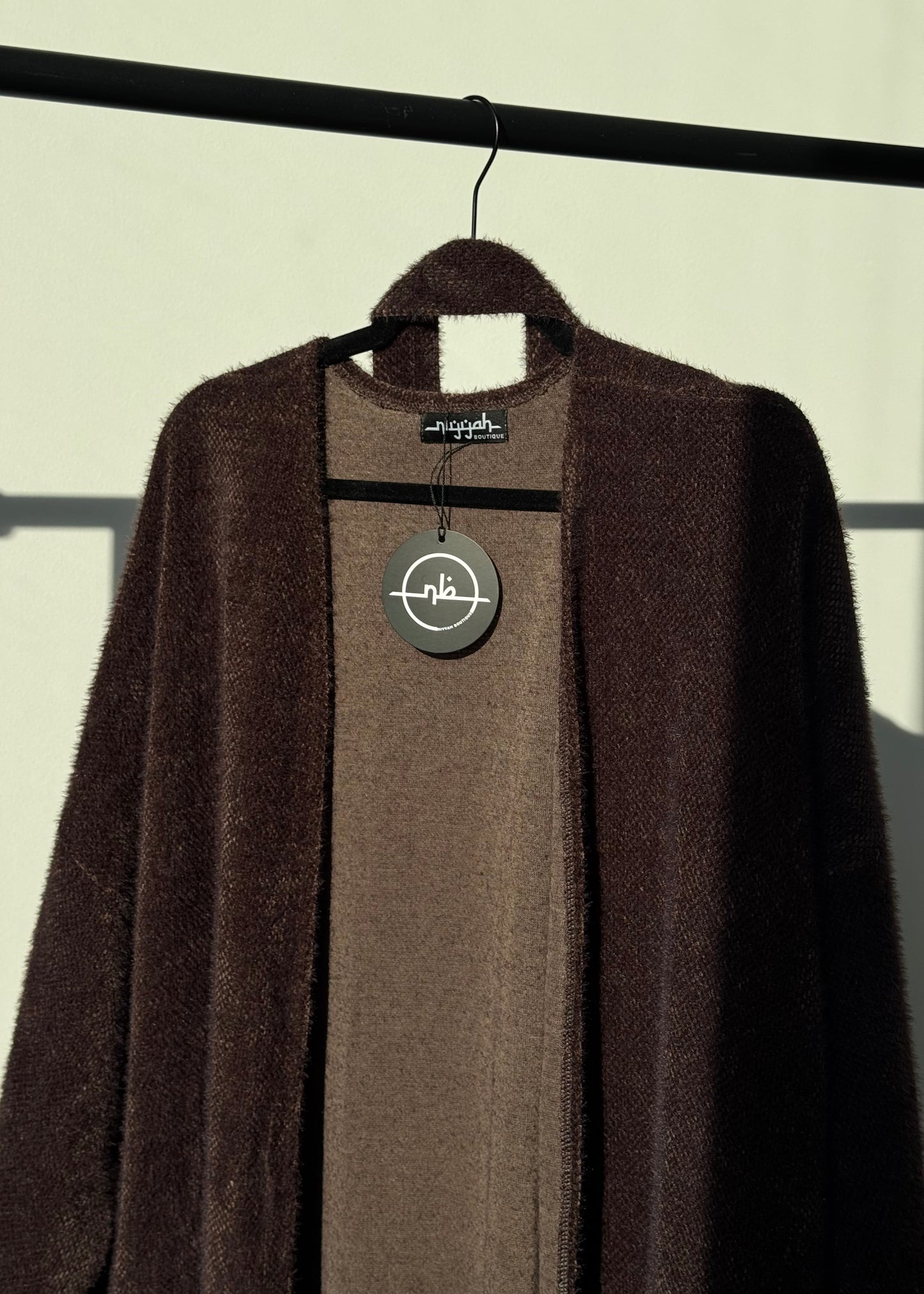 Plush Abaya | CHOCOLATE