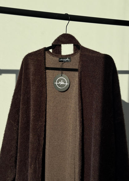 Plush Abaya | CHOCOLATE