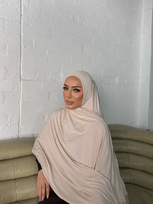 Premium Jersey Hijab | VANILLA