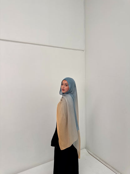 Ombré Modal Hijab | Butter Sky