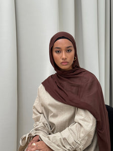 Lameesa Closed Linen Abaya | Sand
