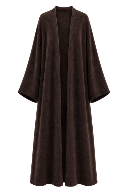 Plush Abaya | CHOCOLATE