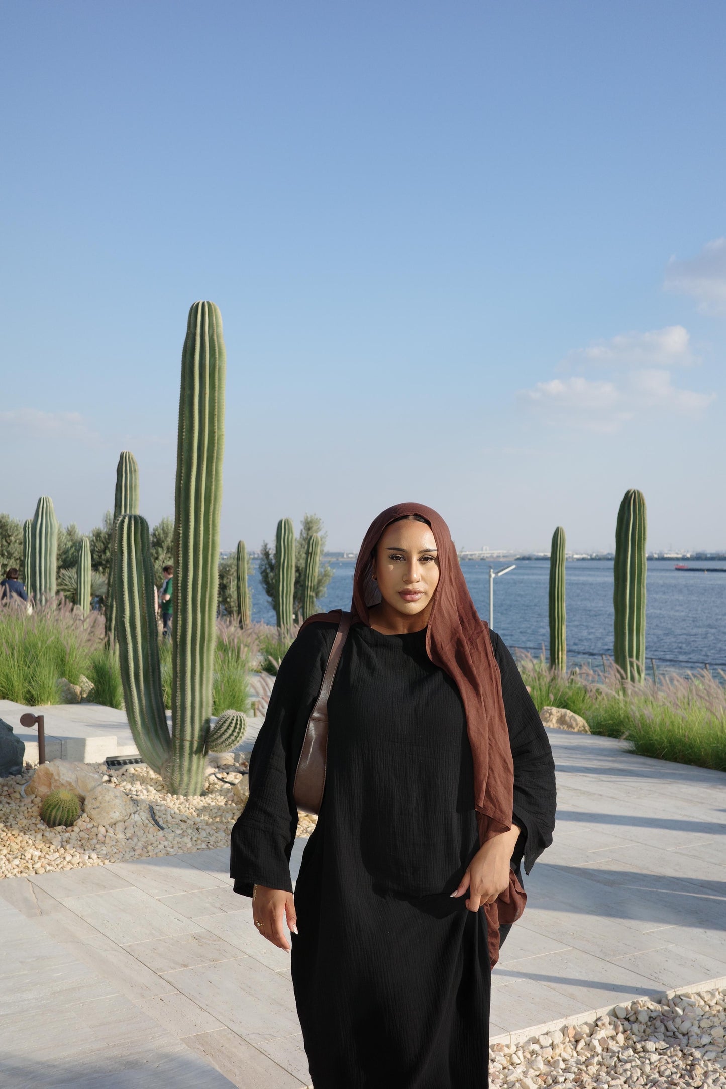 Ava Abaya Dress | Onyx