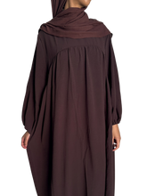 Load image into Gallery viewer, Lana Abaya Dress | Cocoa Noir