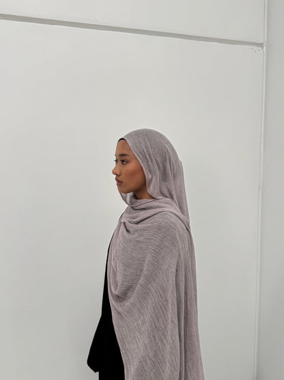 Crinkle Rayon Hijab // Blush