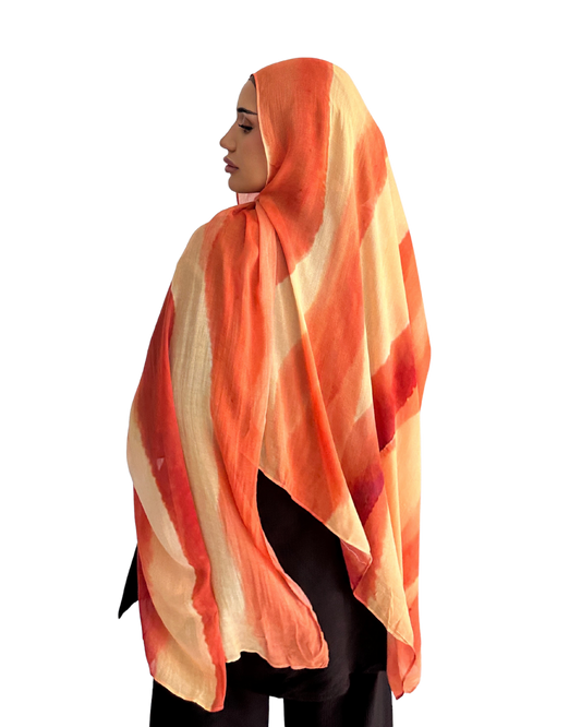 Printed Modal Hijab | Sunset Sands