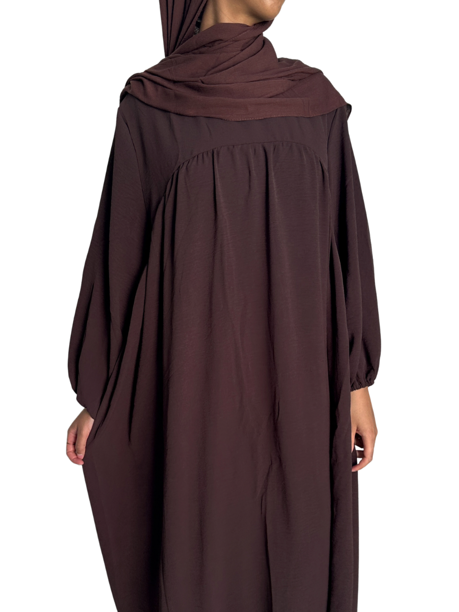 Lana Abaya Dress | Ethereal Ecru