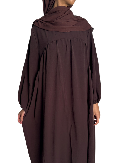 Lana Abaya Dress | Ethereal Ecru