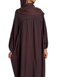 Lana Abaya Dress | Ethereal Ecru