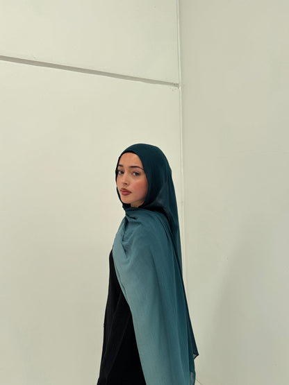 Ombré Modal Hijab | Deep Sea