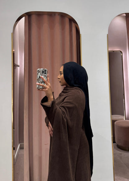 Jumeirah abaya | CHOCOLATE