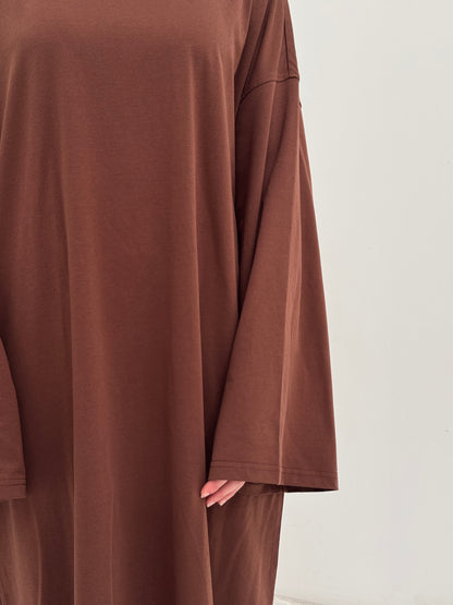 Signature Abaya Dress | Coffee