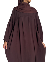 Load image into Gallery viewer, Lana Abaya Dress | Cocoa Noir