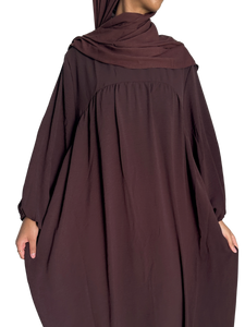 Lana Abaya Dress | Cocoa Noir