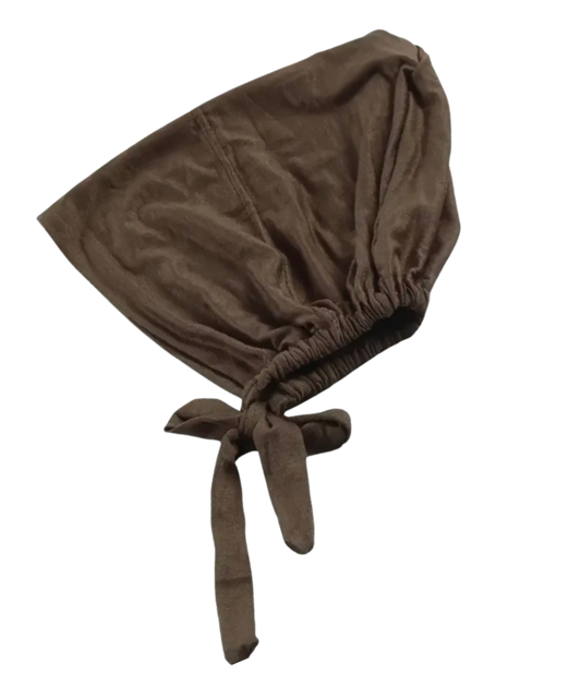 Tie back Under Cap |Khaki Brown