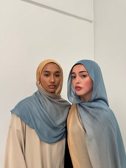 Ombré Modal Hijab | Butter Sky