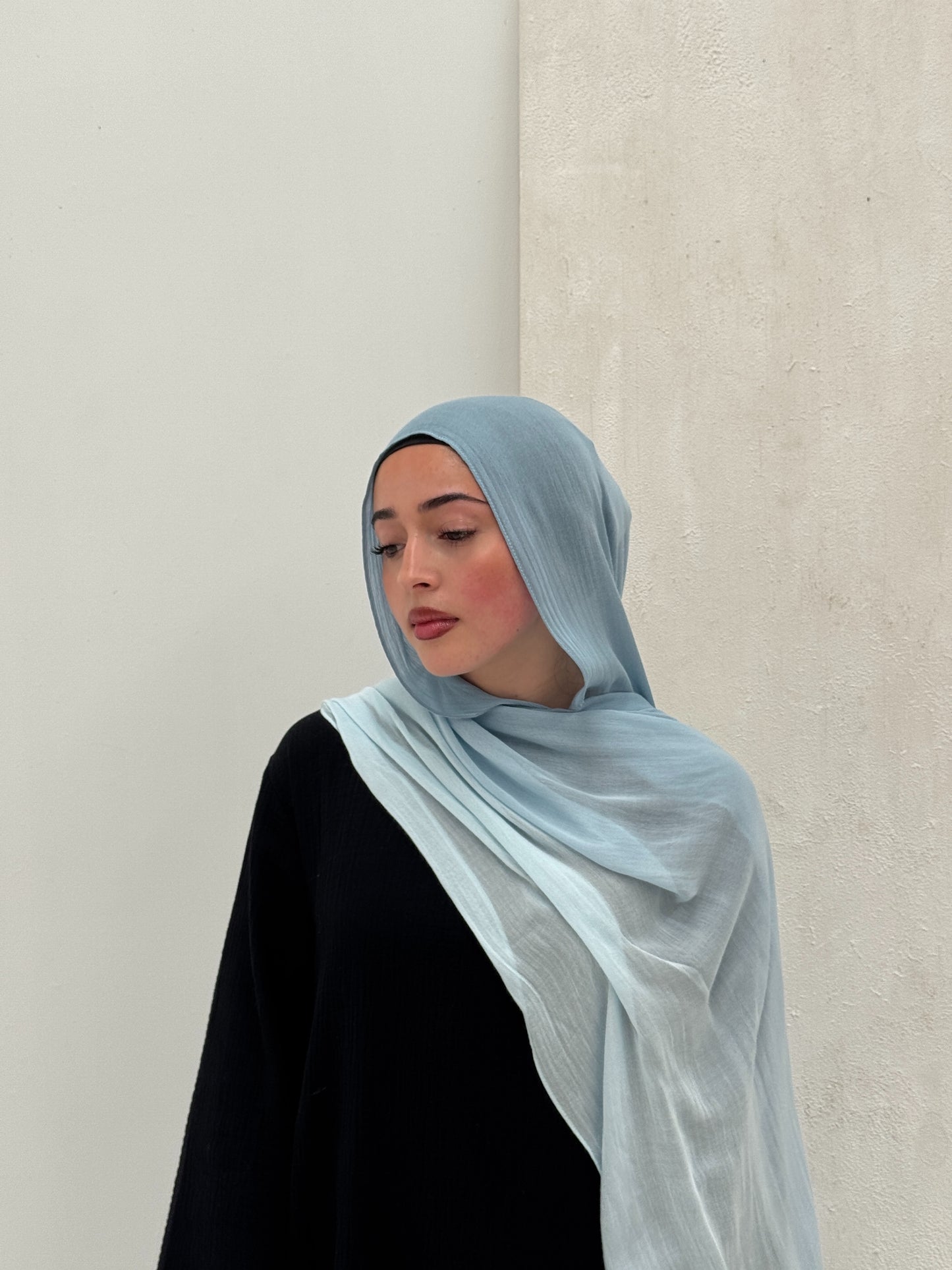 Ombré Modal Hijab | Baby Bleu