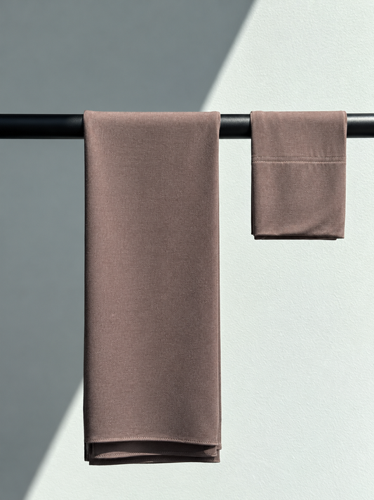 Mini Modal Hijab Set | Smokey Taupe