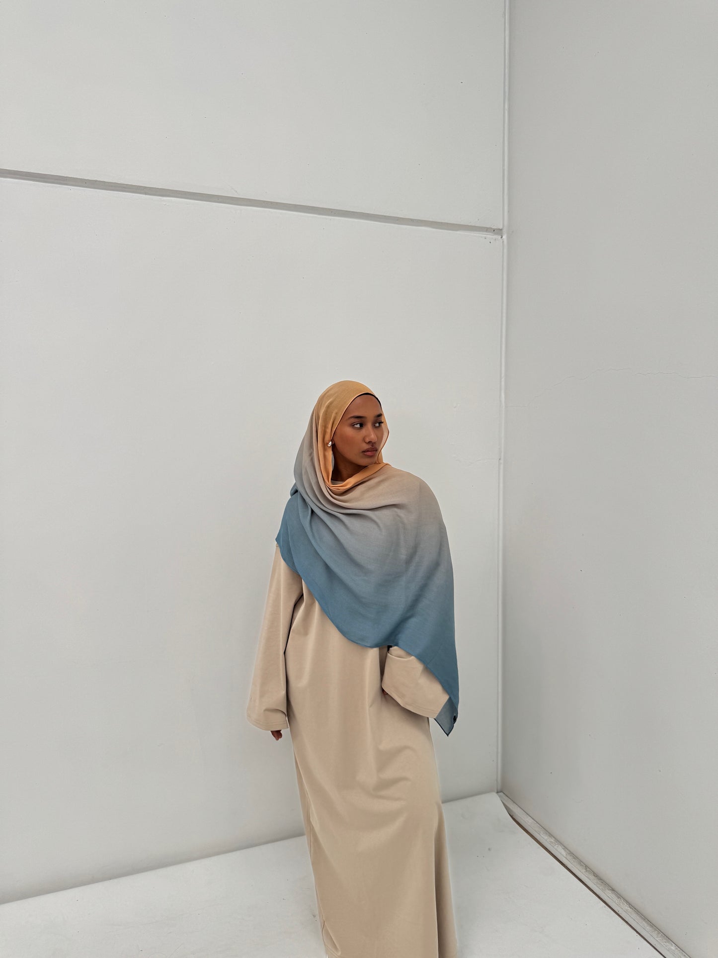 Ombré Modal Hijab | Butter Sky