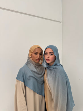 Ombré Modal Hijab | Butter Sky