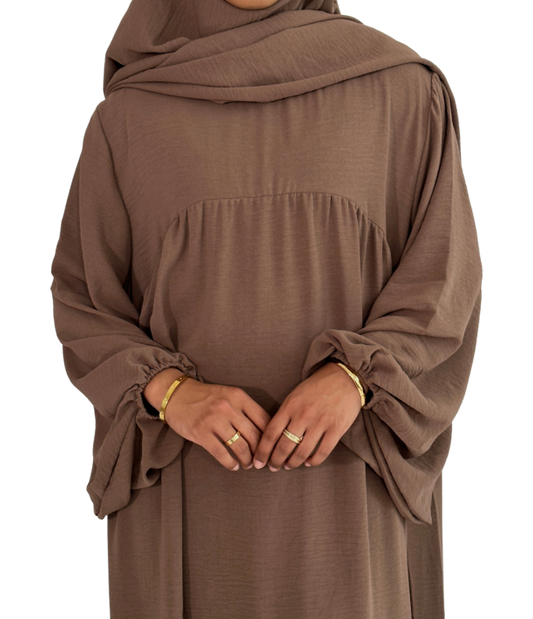 Lana Abaya Dress | Mocha