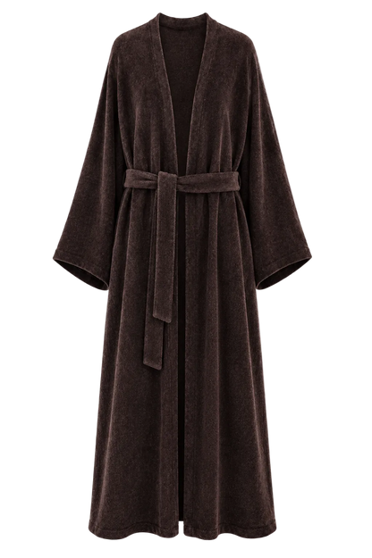 Plush Abaya | CHOCOLATE