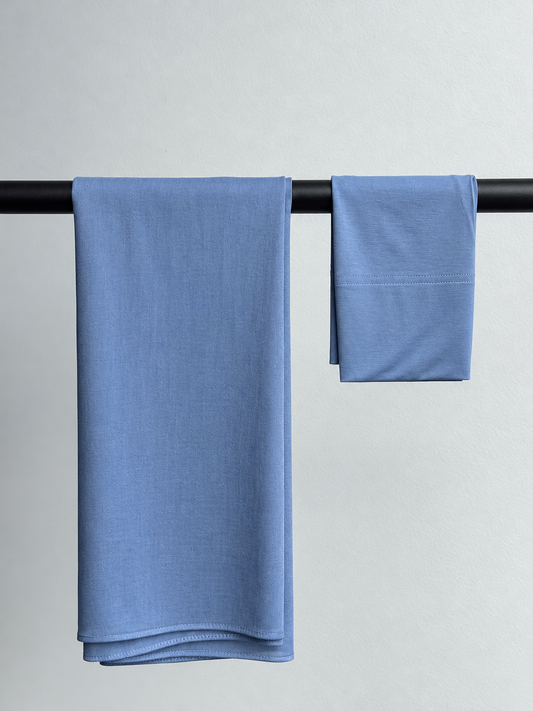 Mini Modal Hijab Set | Azure