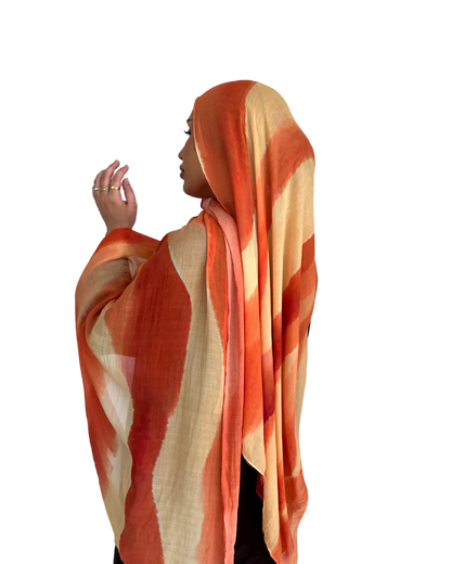 Printed Modal Hijab | Sunset Sands