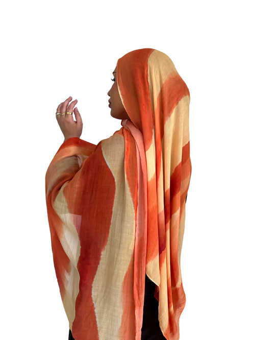Printed Modal Hijab | Sunset Sands