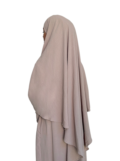 Lana Abaya Dress | Ethereal Ecru