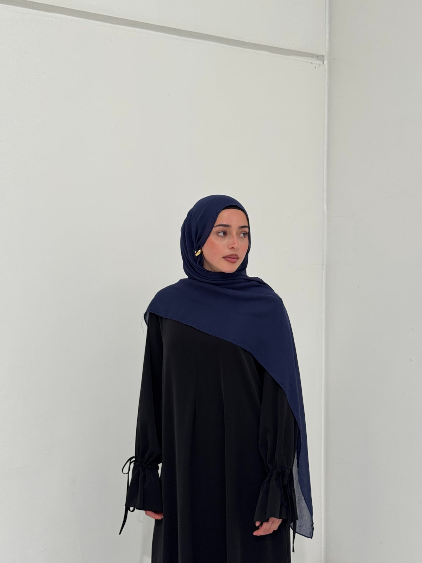 Classic Modal Hijab | Midnight Blue