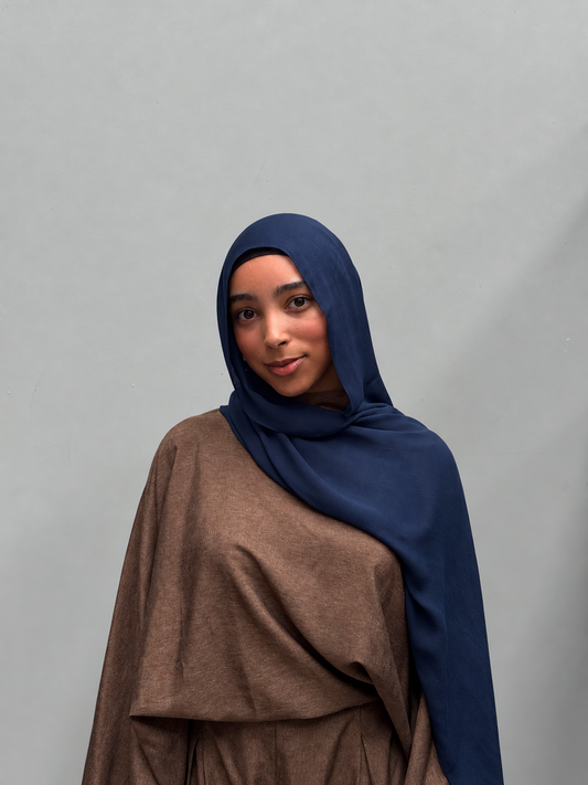Mini Modal Hijab Set | Ocean Blue