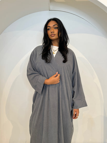 Open Corduroy | Frosted Slate