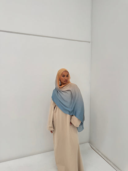 Ombré Modal Hijab | Butter Sky