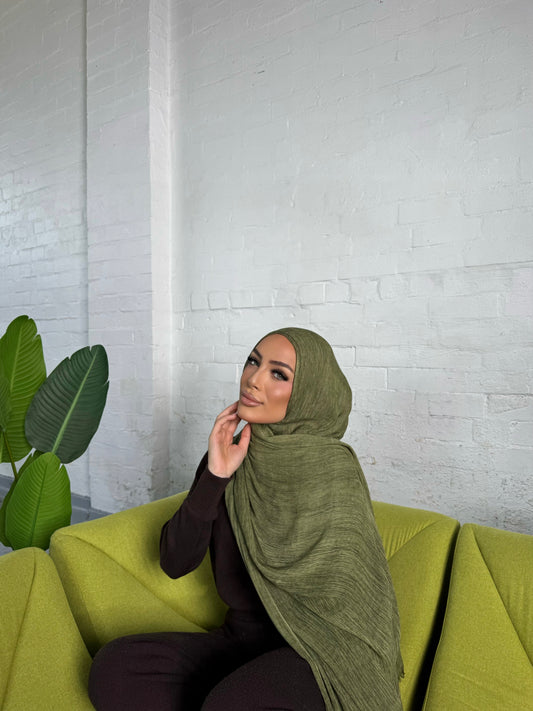 Crinkle Rayon Hijab // Zaytoon